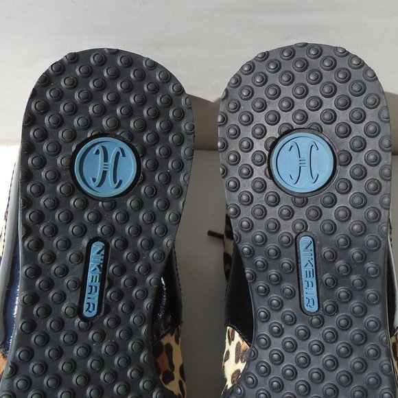 SIZE 6B. COLE HAAN animal print Nike Air sneakers shoes. - Picture 11 of 16